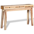 Console Table with 3 Storage Drawers Reclaimed Wood K274