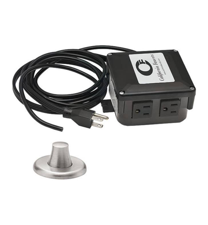 Antique Nickle Flat Air Activation Switch for Disposer A74184