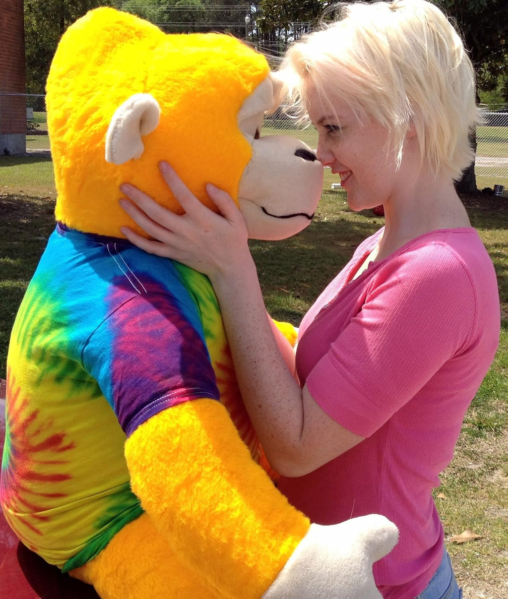 Yellow Plush Monkey 40-inches Tall Z589