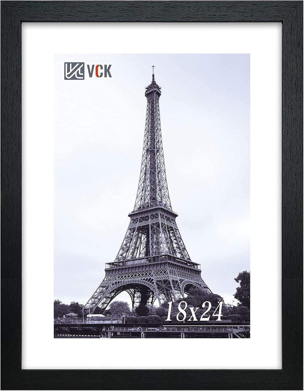 18x24 Inch Black Wooden Picture Frame H33643