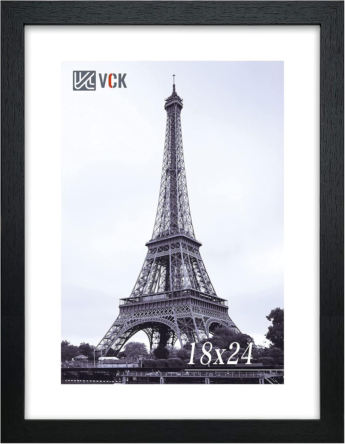 18x24 Inch Black Wooden Picture Frame H33643