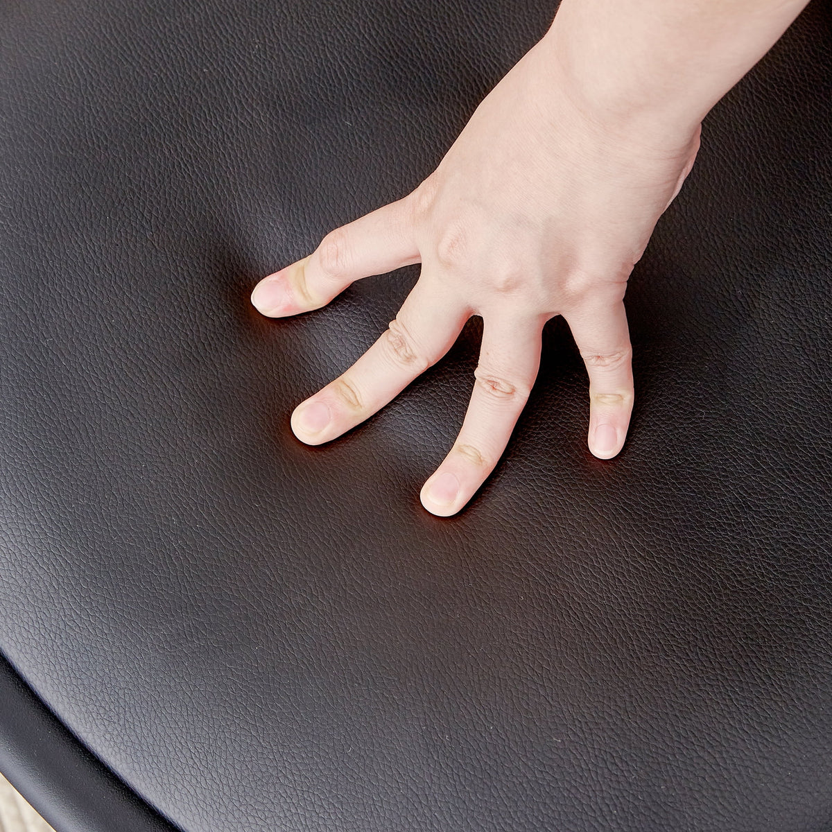 Black Adjustable 360 °Swivel Armless Computer Chair J991