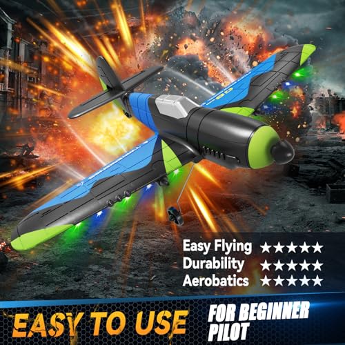 Foam RC Plane Remote Control Airplane with 6-Axis Gyro X9739