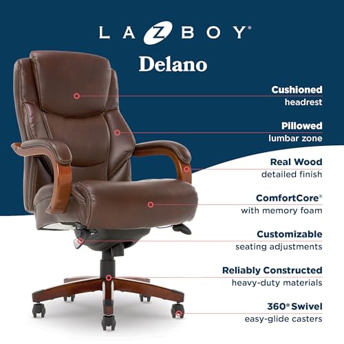 Chestnut Brown Bonded Leather Executive Office Chair P51708