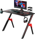 44 inch Carbon Fiber Gaming Desk with Cup Holder S992