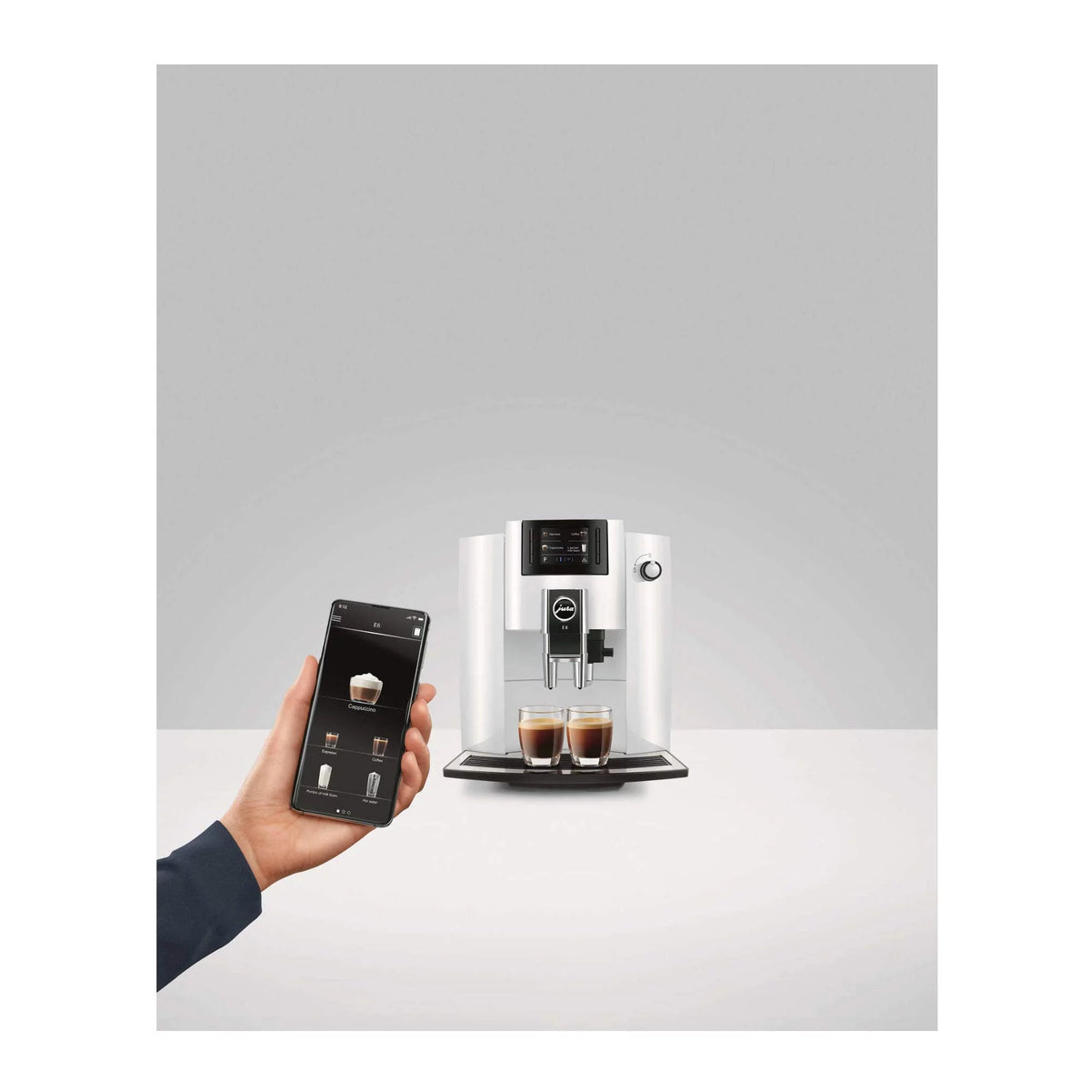 Piano White Automatic Espresso Machine C9706
