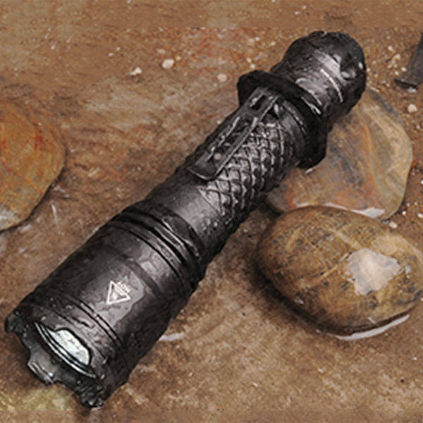 1100 Lumens Tactical Flashlight LED Work Lamp Emergency Lantern V838