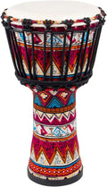 Green Mahogany Goatskin Drumhead Djembe U104