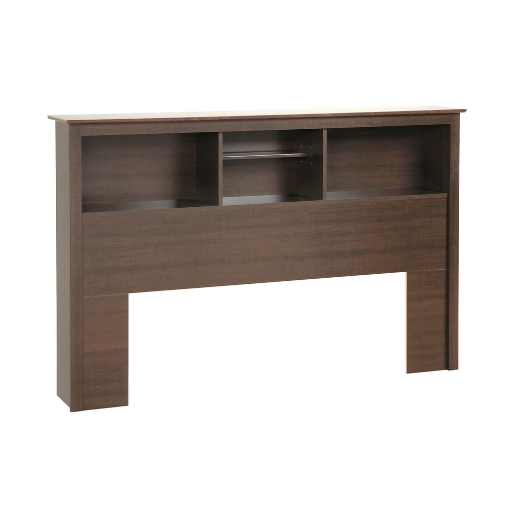 Espresso Full/Queen Bookcase Headboard U87841