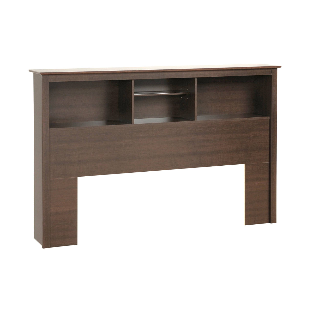 Espresso Full/Queen Bookcase Headboard U87841