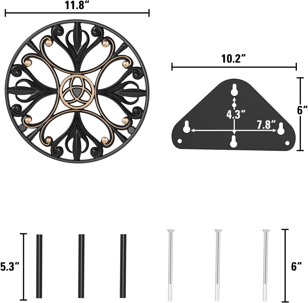 Stainless Cast Aluminum Garden Hose Holder C48936
