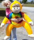 Yellow Plush Monkey 40-inches Tall Z589