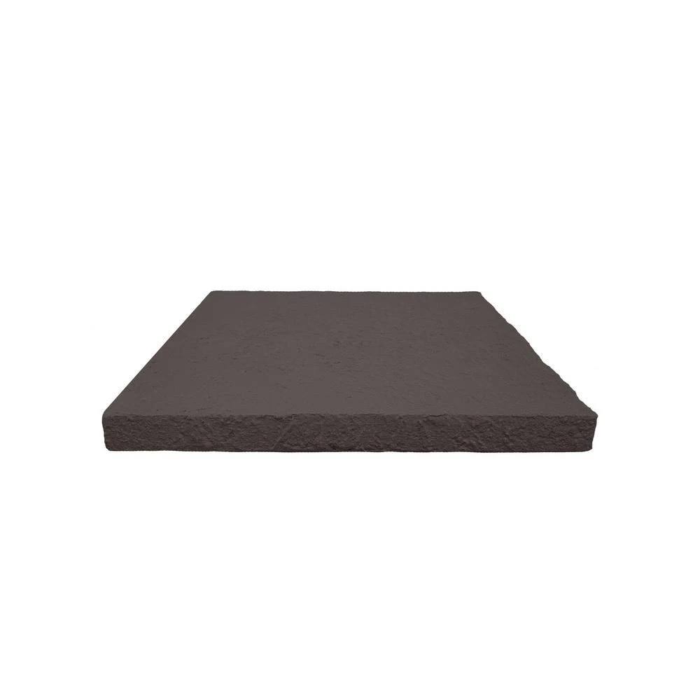 Brown Faux Stone Column Cap Siding O519387