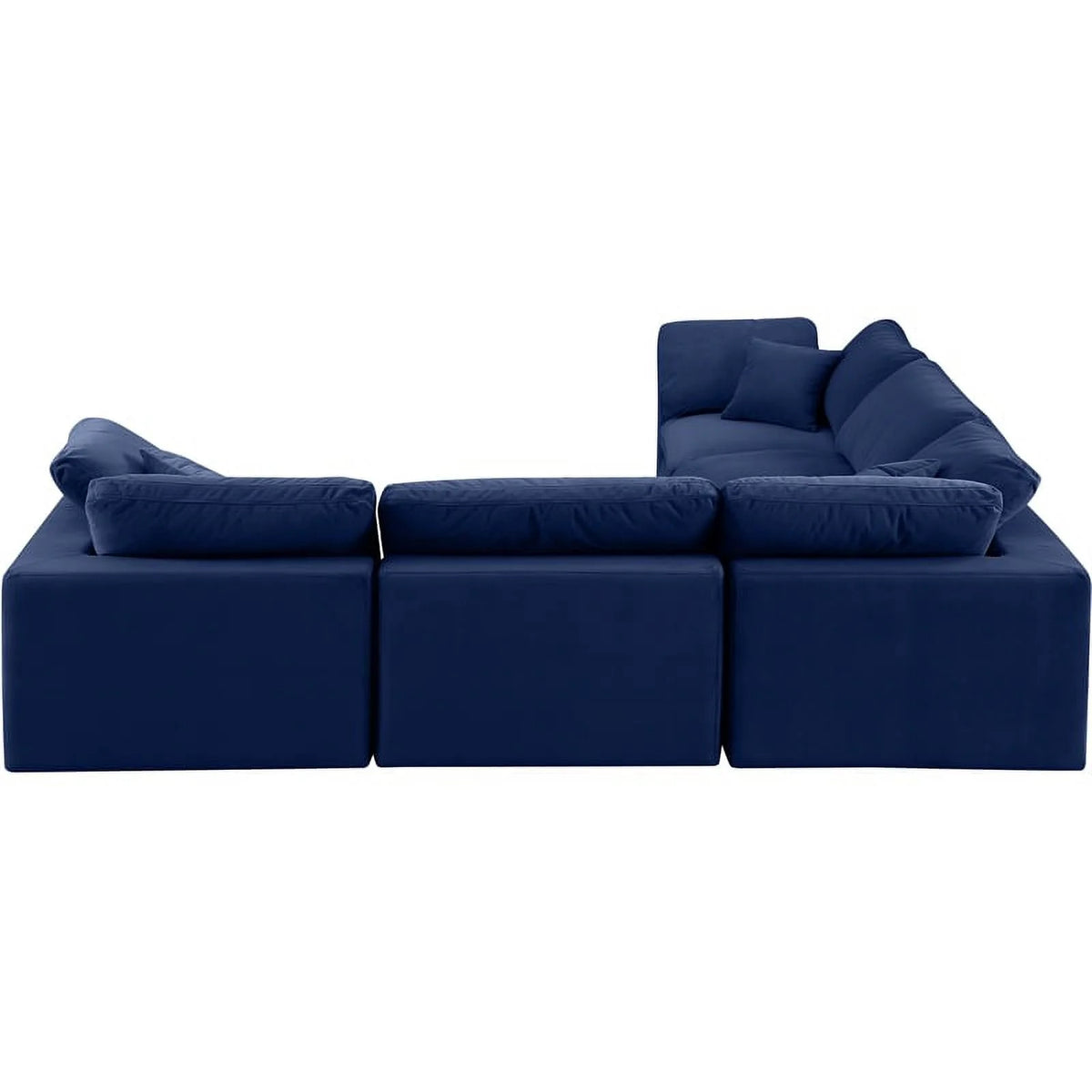 Navy Velvet Modular Sectional N92321