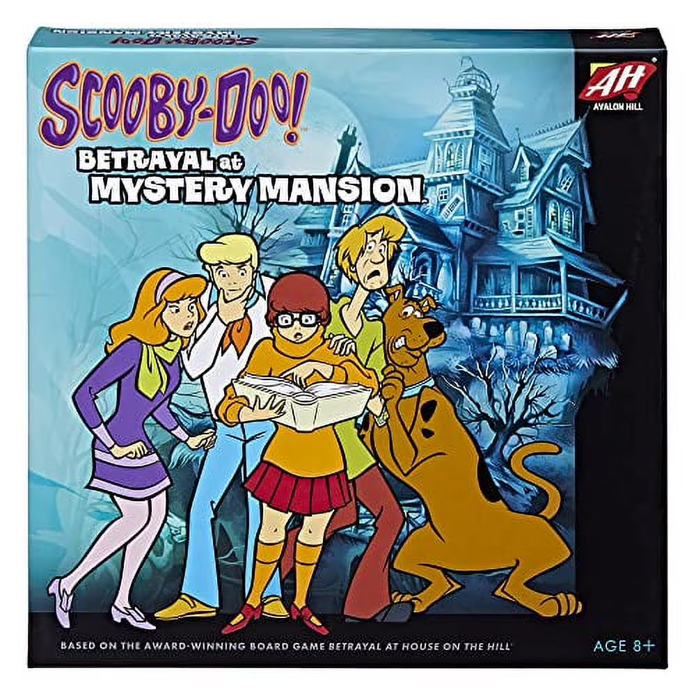 Scooby Doo Betrayal at Mystery Mansion Board Game Ages 8+ W16693