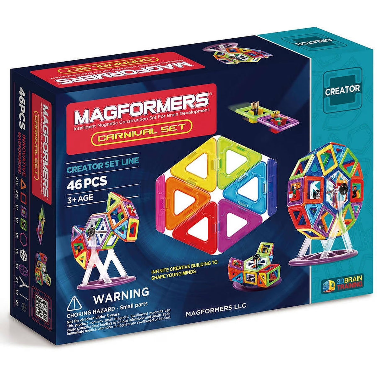46 Pieces Magnetic Tiles Set V48601