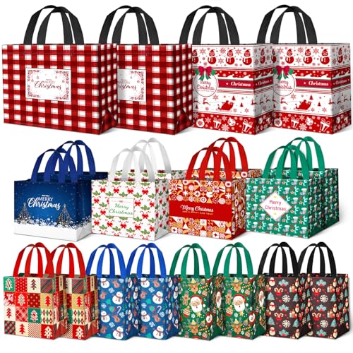 20 Pack Christmas Gift Bags with Handle G8922