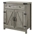 Grey Wash Accent Storage Cabinet S77854