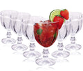 Belgian Style Stemmed Glasses Set Of 6 V432346