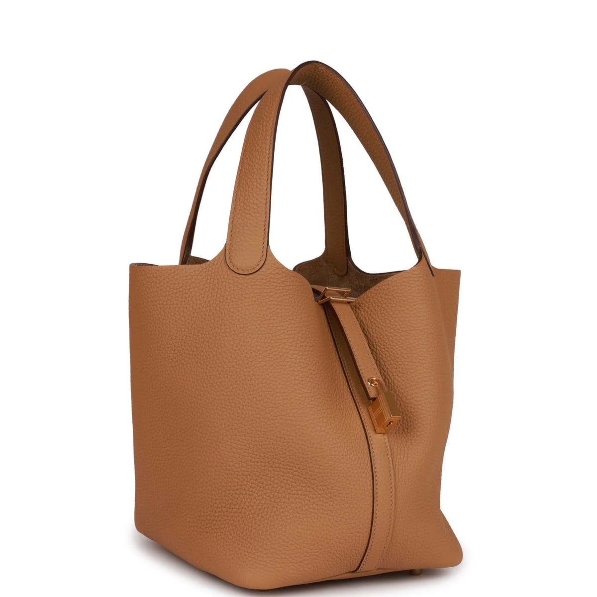 Biscuit Clemence Gold Hardware Bag S812