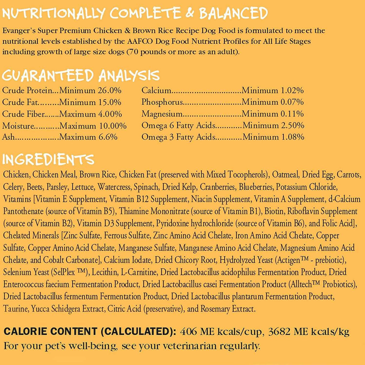 Chicken with Brown Rice Dry Dog Food J34673