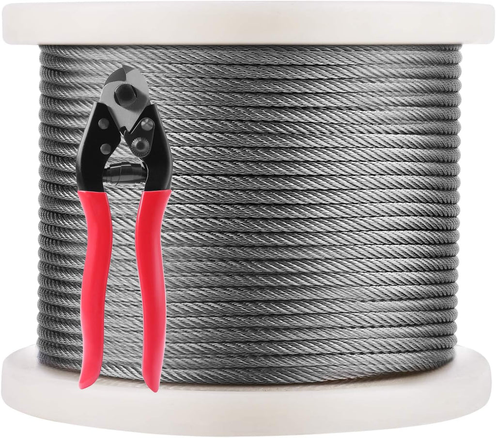 550FT 1/8 Stainless Steel Wire Rope Cable W837990