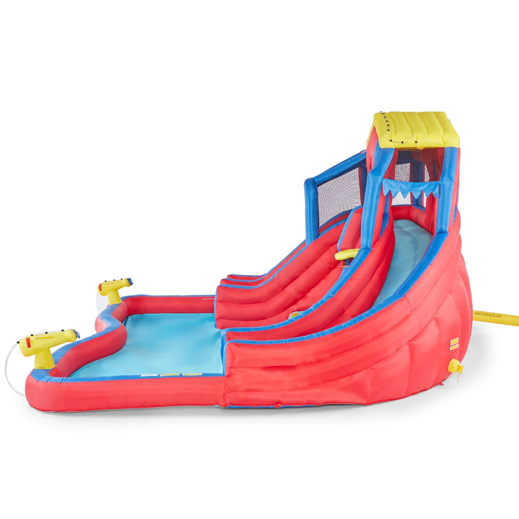 Inflatable Play Water Park with Slides and Water Cannons A924829