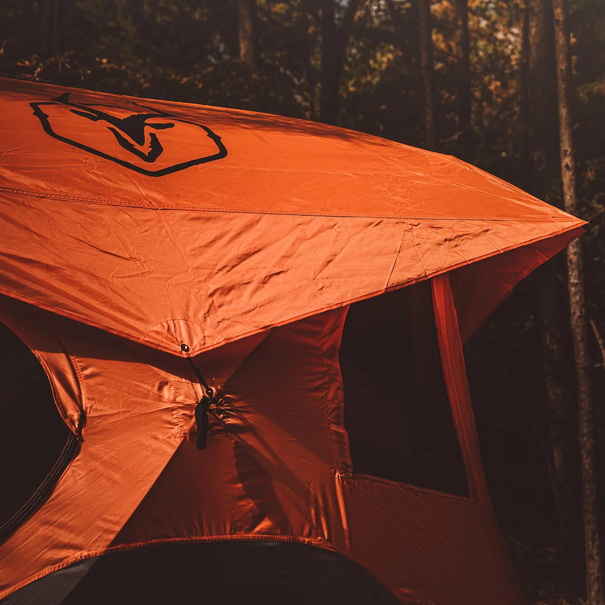 Portable Hub Tent, 4-Person, Sunset Orange X6302