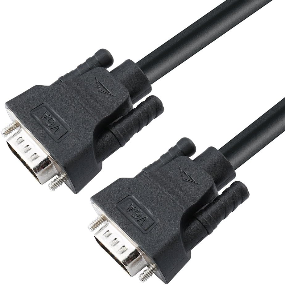 100 Feet VGA Cable Male to Male Black O3561
