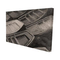 Small Canoes Sepia Style-Print on Canvas M303