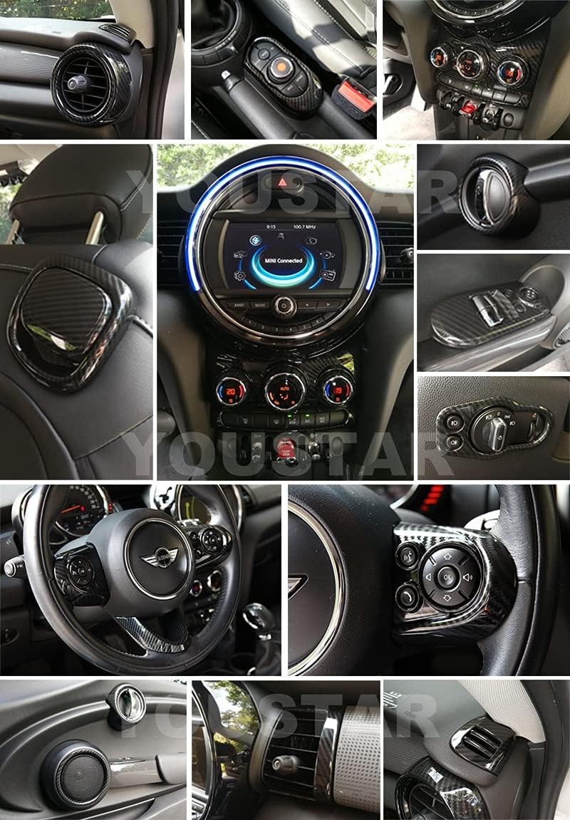 Carbon Effect Door Lower Speaker Trims 2X H272