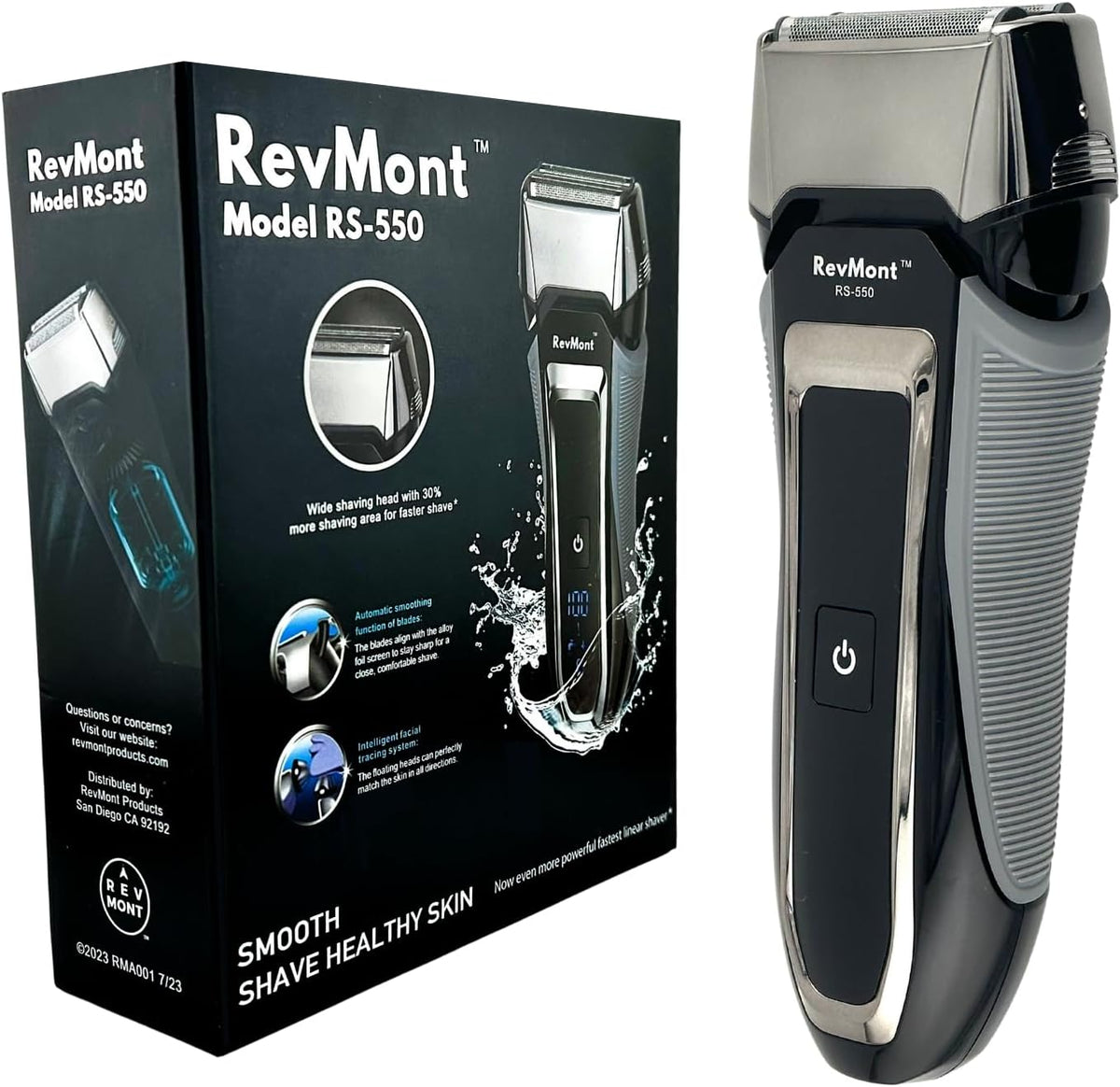 IPX7 Waterproof Rechargeable Electric Shaver Z9730
