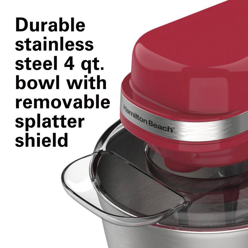4 Quart 7-Speed Red Stand Mixer R1735