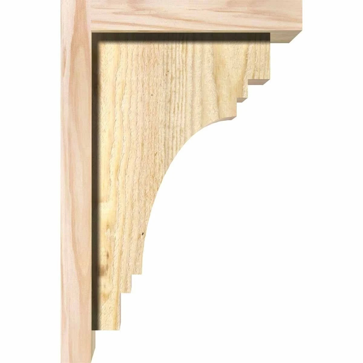 Douglas Fir Corbel with Backplate U986