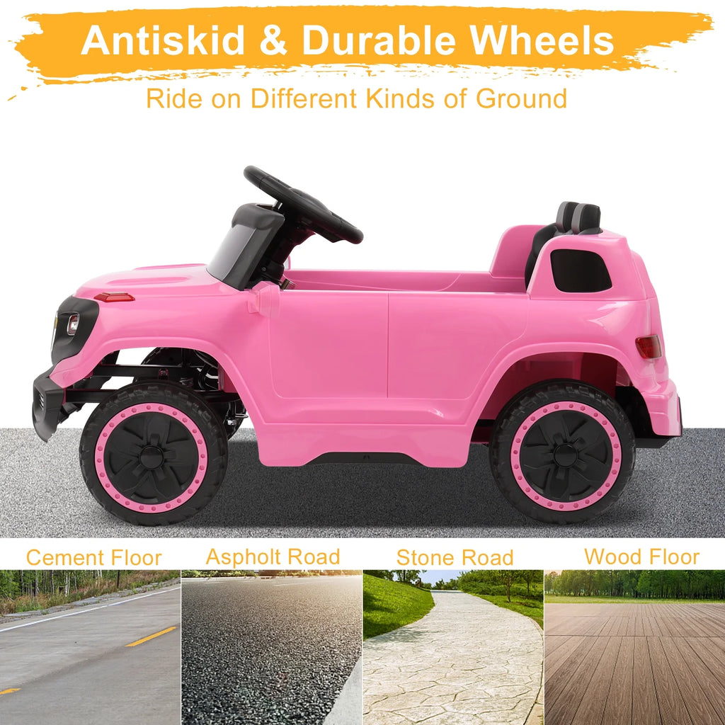 Pink Kids Ride on Car Electric Truck with Remote Control P864334