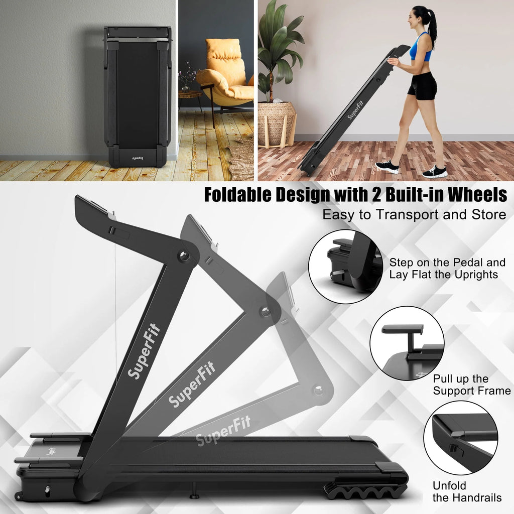 4 HP Folding Treadmill Electric Walking Running Machine R108