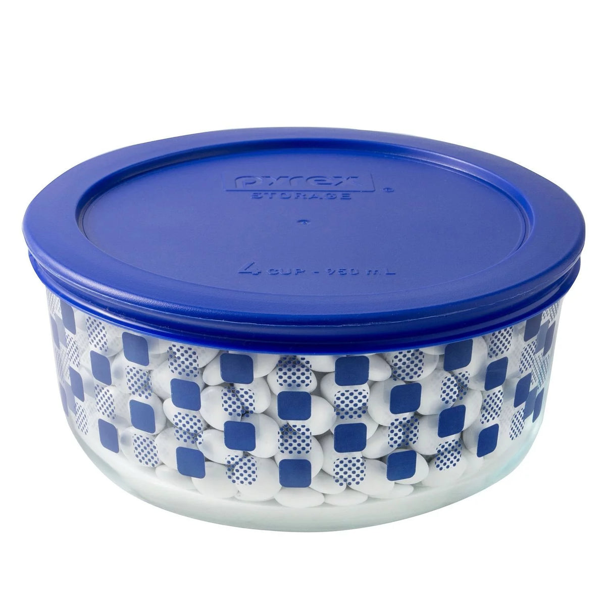 4-Cup Glass Storage Dish with Lid P894465
