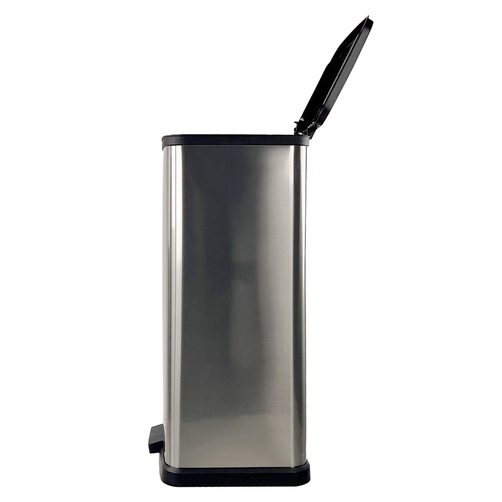 13.2 Gallon Plastic Rectangular Step Trash Can G43704