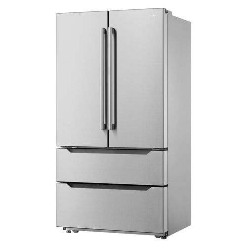 22.5 cu. ft. 4-Door Stainless Steel Refrigerator P52188