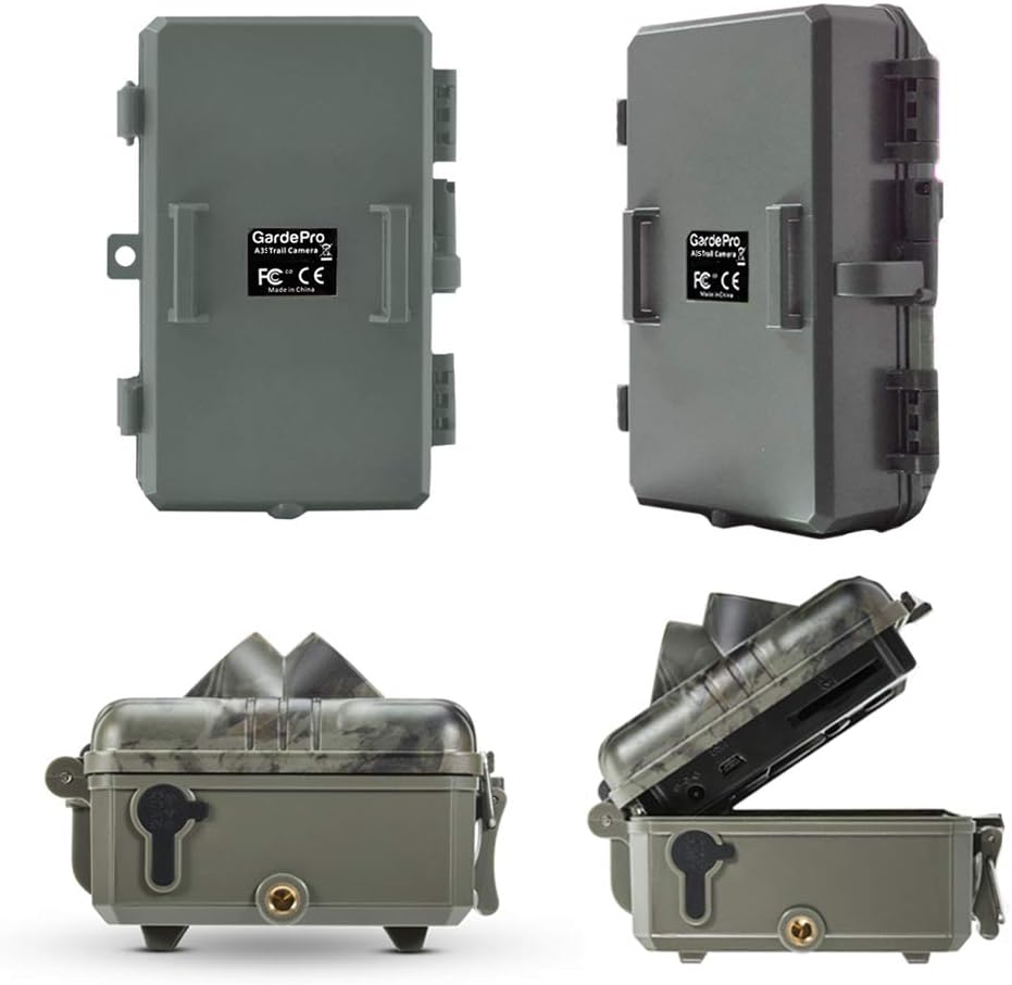 32MP 1080P No Glow Night Vision IP66 Waterproof Trail Game Camera Pack of 2 W727