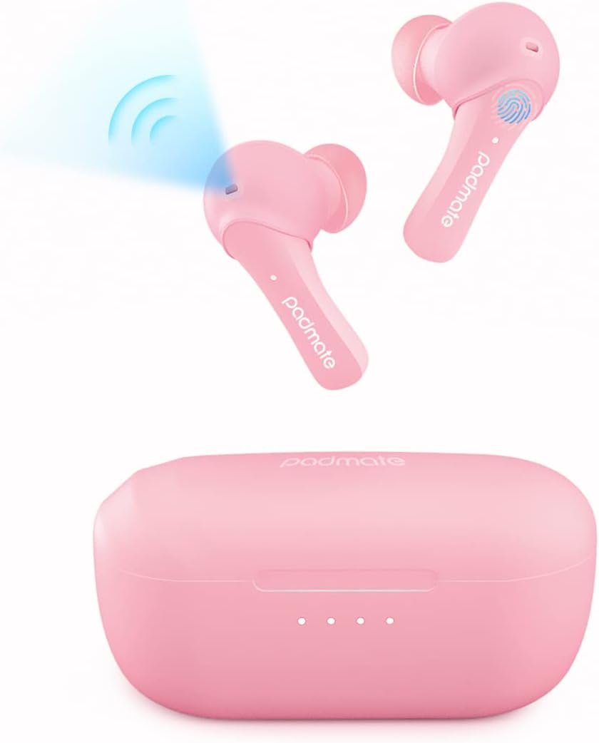Wireless Earbuds with Charging Case, White, Pack of 2 E161039