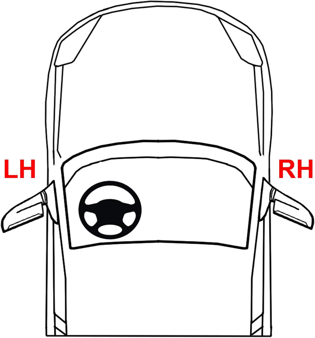 RH Lens and Housing Headlight for 2011-2013 Toyota Highlander Hybrid P52258