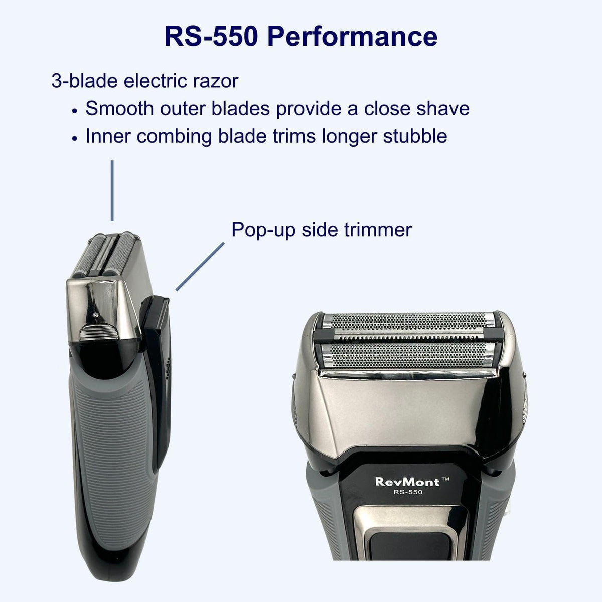 IPX7 Waterproof Rechargeable Electric Shaver Z9730