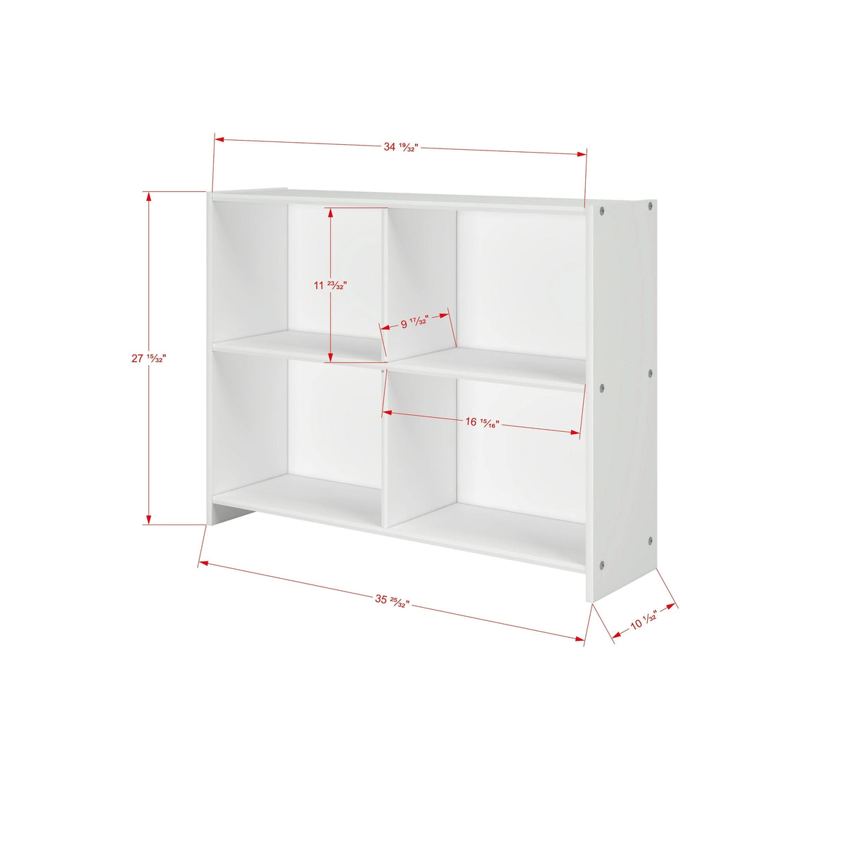 White Kids Bookcase C3638
