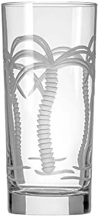 Set Of 4 15 Ounce Lead-Free Crystal Highball Glass L6328