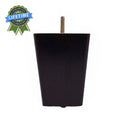 5" Dark Finish Square Tapered Wooden Sofa Leg, Set of 4 J686362