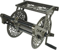 Cast Aluminum Wall Mount Garden Hose Reel Q219