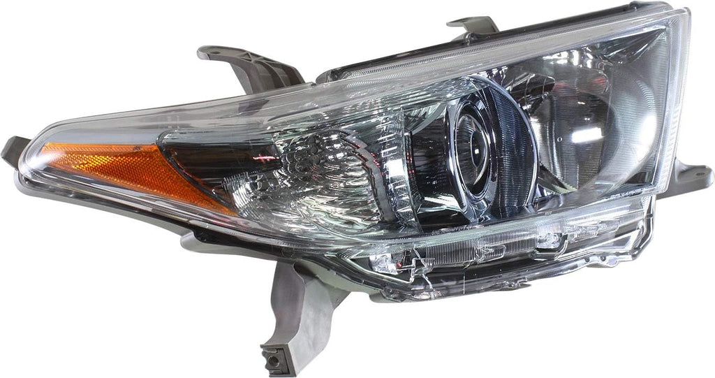RH Lens and Housing Headlight for 2011-2013 Toyota Highlander Hybrid P52258