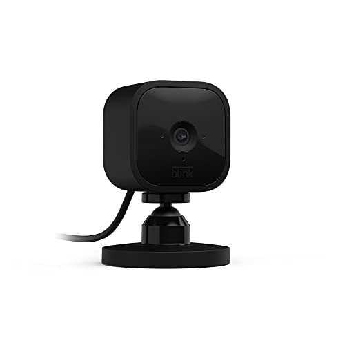 Compact indoor plug-in smart security camera, 1080p HD video, night vision, motion detection, two-way audio, 2 cameras (White) S676