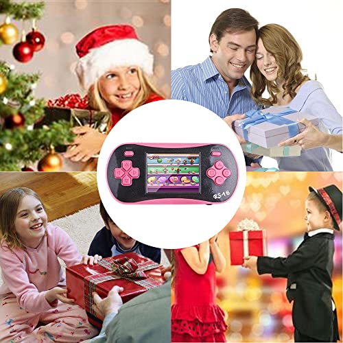 Handheld Game Player Portable Classic Game Controller Built-in 260 Game 2.5 inch LCD Retro Arcade Video Game System (Blue) M6154